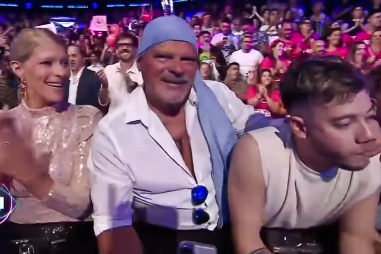 Alfa junto a sus ex compañeros de encierro en el vivo de Gran Hermano