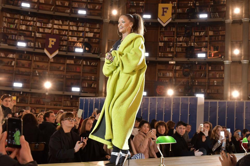 Rihanna on the catwalkFenty Puma by Rihanna show, Autumn Winter 2017, Paris Fashion Week, France - 06 Mar 2017