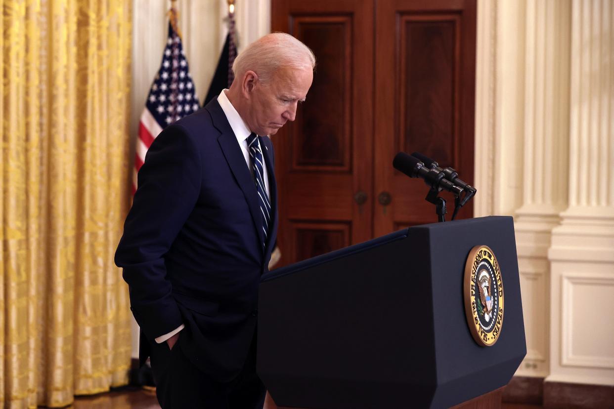 Joe Biden admits when he doesn’t have all the answers. (Getty Images)