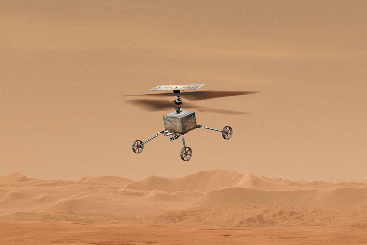 Concept for NASA Mars helicopters NASA/ESA/JPL-Caltech