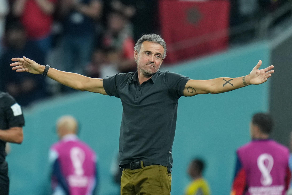 Luis Enrique aseguró que no ve a ninguno de los semifinalistas superior a España. (Foto: Ayman Aref/NurPhoto via Getty Images)