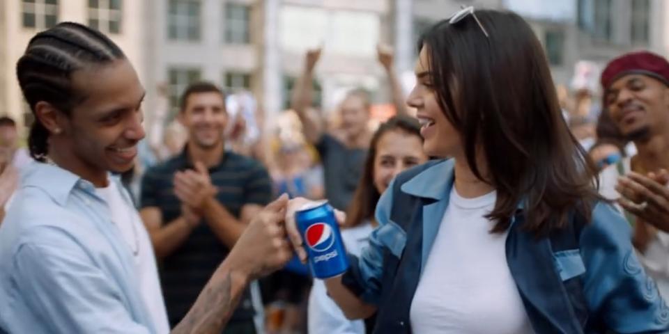 Kendalls Pepsi-Werbung