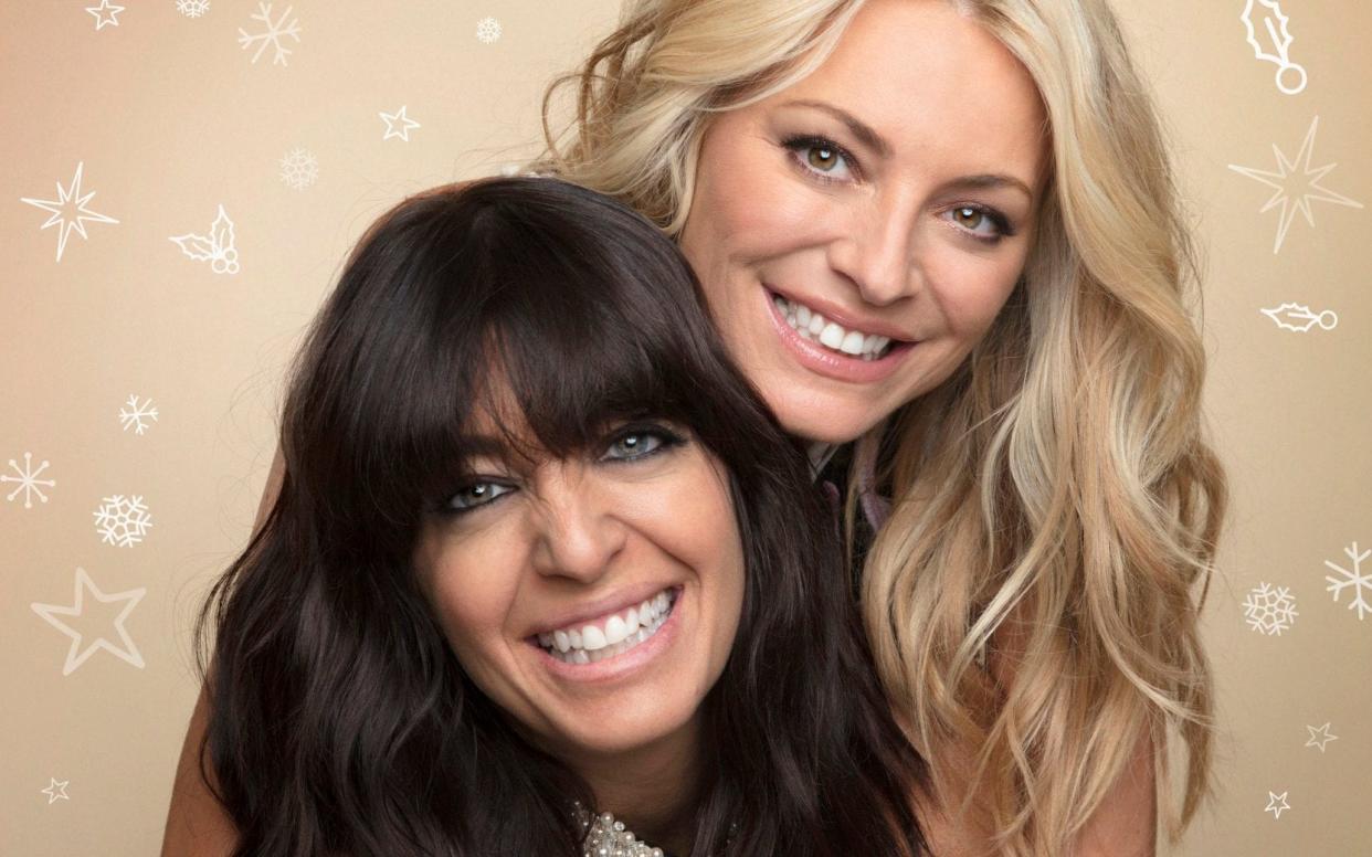 Claudia Winkleman and Tess Daly host this weekend's Strictly final - PA