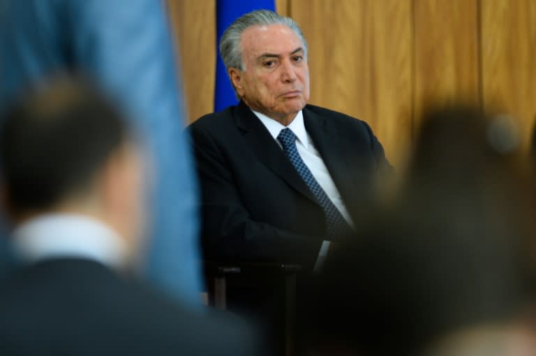 Many opponents consider acting president Michel Temer illegitimate because he has come to power through impeachment