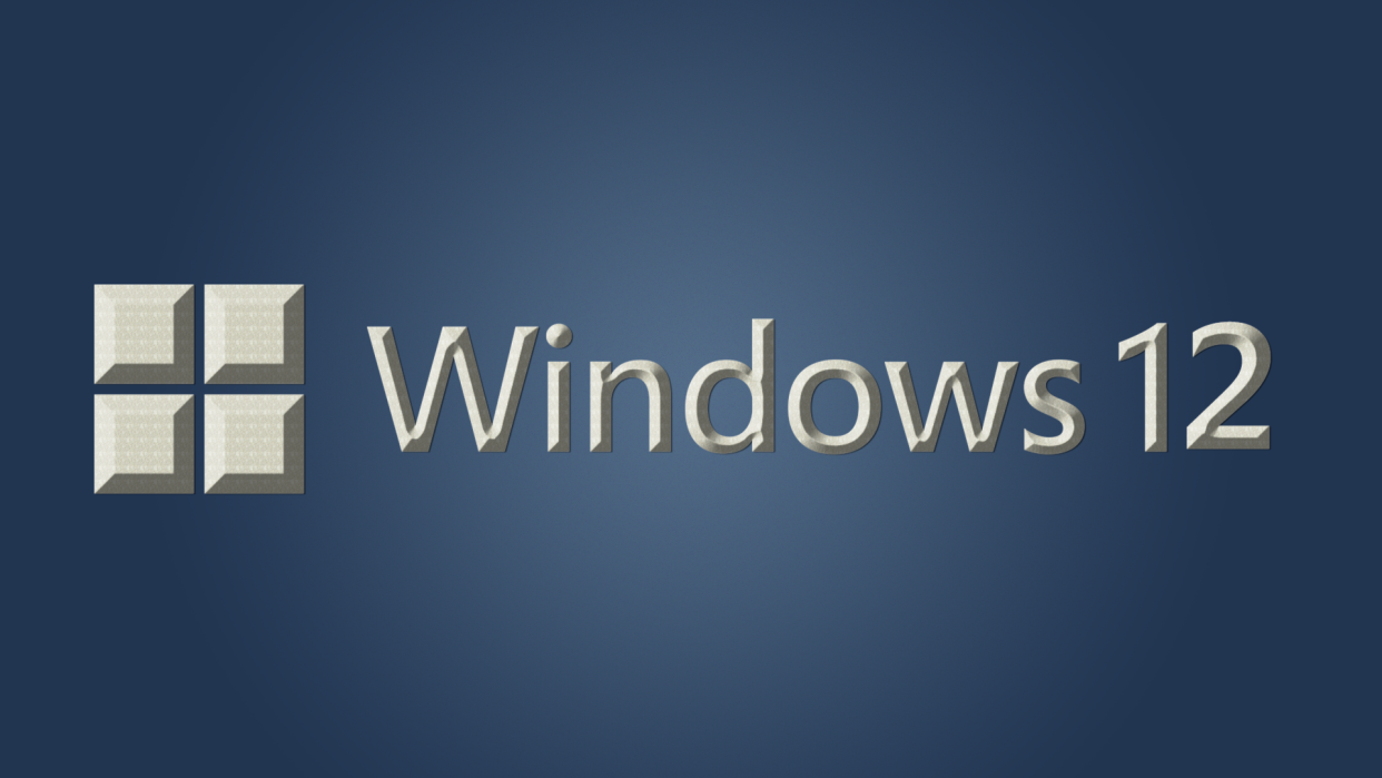  Windows 12 retro banner. 