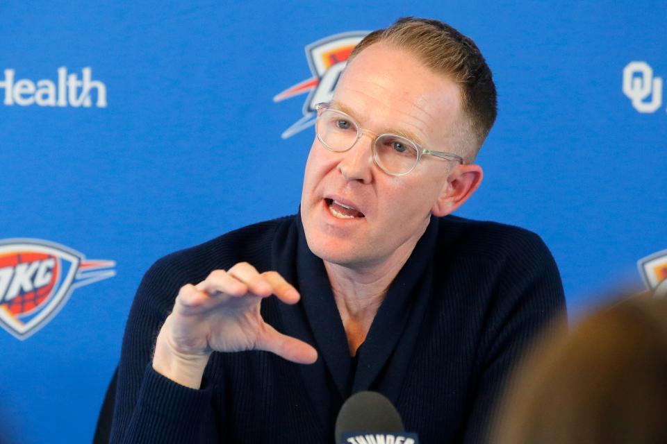 General manager Sam Presti and the Thunder could have as many as four first-round picks in the 2024 NBA Draft.