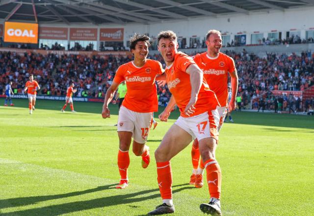 Blackpool FC- WATCH: Jubilant scenes at Bloomfield Road as Seasiders claim  late winner against Wigan Athletic