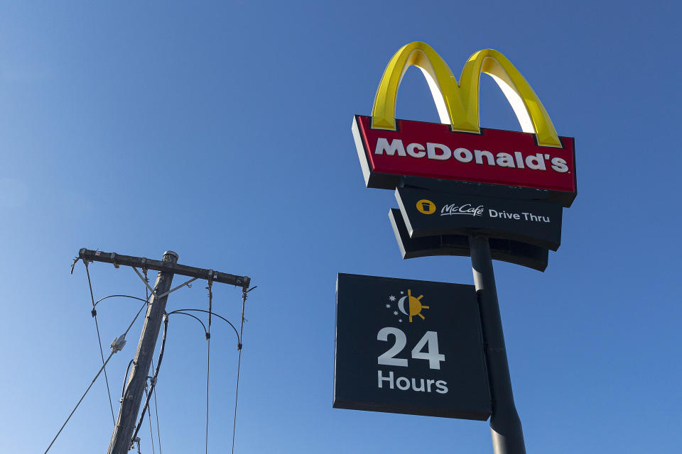 McDonald's Fawkner is seen re-opened on May 18, 2020 in Melbourne, Australia.