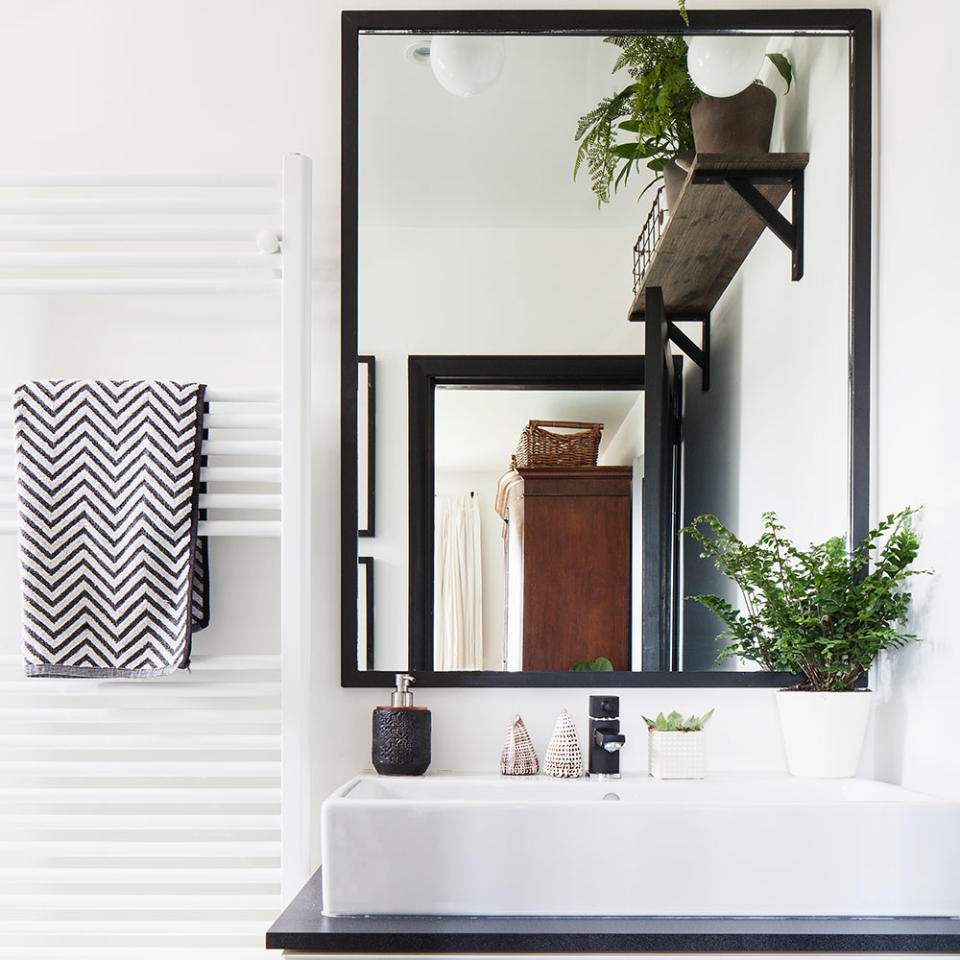 Hang an on-trend mirror