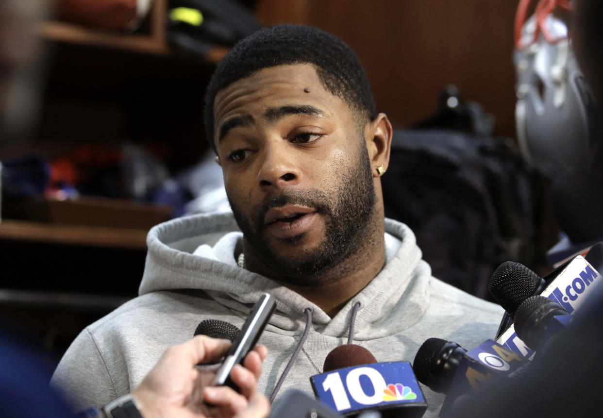 New England Patriots cornerback Malcolm Butler released a statement on Tuesday to give his side of things. (AP)