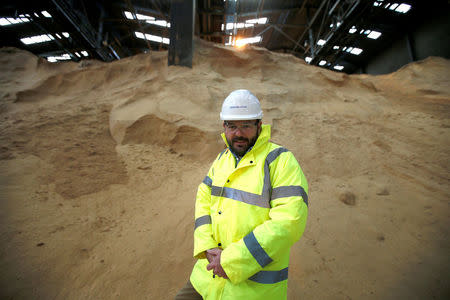 Tate & Lyle senior vice-president of sugars, Gerald Mason, poses for a portrait on raw cane sugar at the company's refinery in east London, Britain October 10, 2016. REUTERS/Peter Nicholls