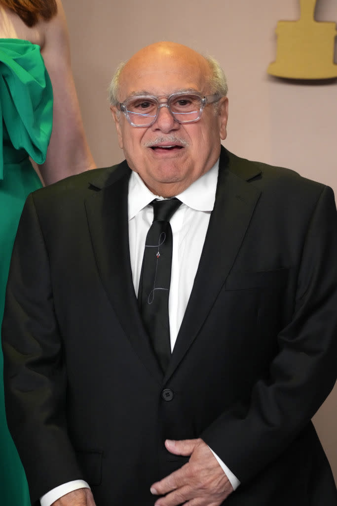 Danny DeVito in a tuxedo