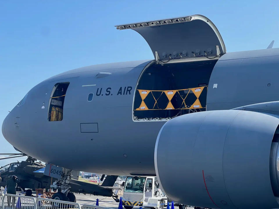 A KC-46 Pegasus aircraft. - Copyright: Taylor Rains/Insider