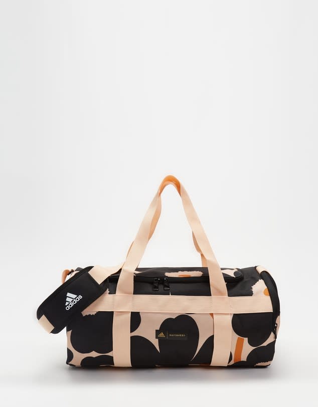 Adidas x Marimekko Unikko Allover Print Small Duffle, $70