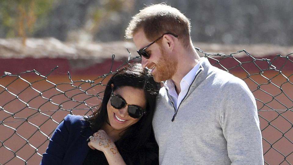 Harry und Meghan haben jetzt einen Mutter-Baby-Yoga-Raum und eine luxuriöse Küche. Foto: Facundo Arrizabalaga/EPA/AP