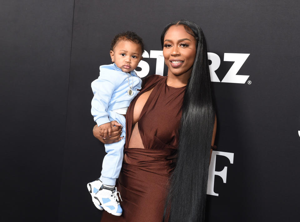 Kash Doll and son Kash