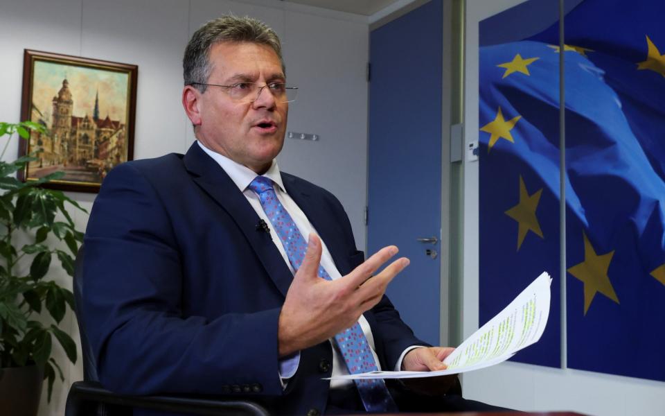 European Commission Vice President Maros Sefcovic - REUTERS