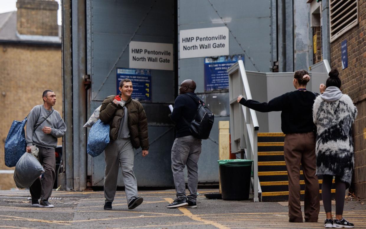 On Tuesday, about 1,750 prisoners were freed under the Government's early release scheme