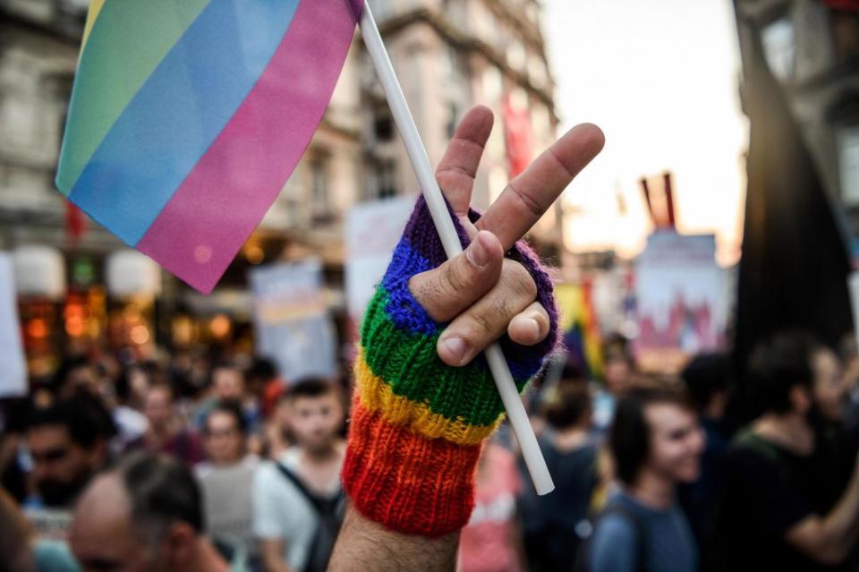 An LGBT demonstration in Istanbul (AFP/Getty Images)
