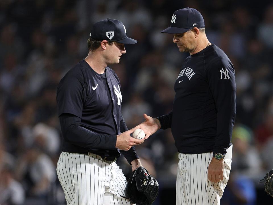 Yankees ace Gerrit Cole will miss the start of the 2024 season.