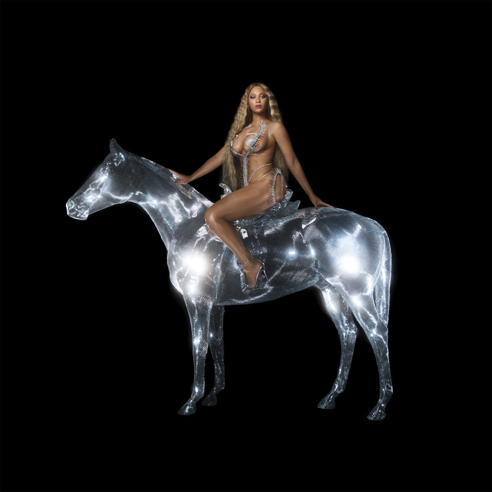 En esta portada proporcionada por Columbia Records Group "Renaissance" de Beyonce. (Columbia Records Group vía AP)