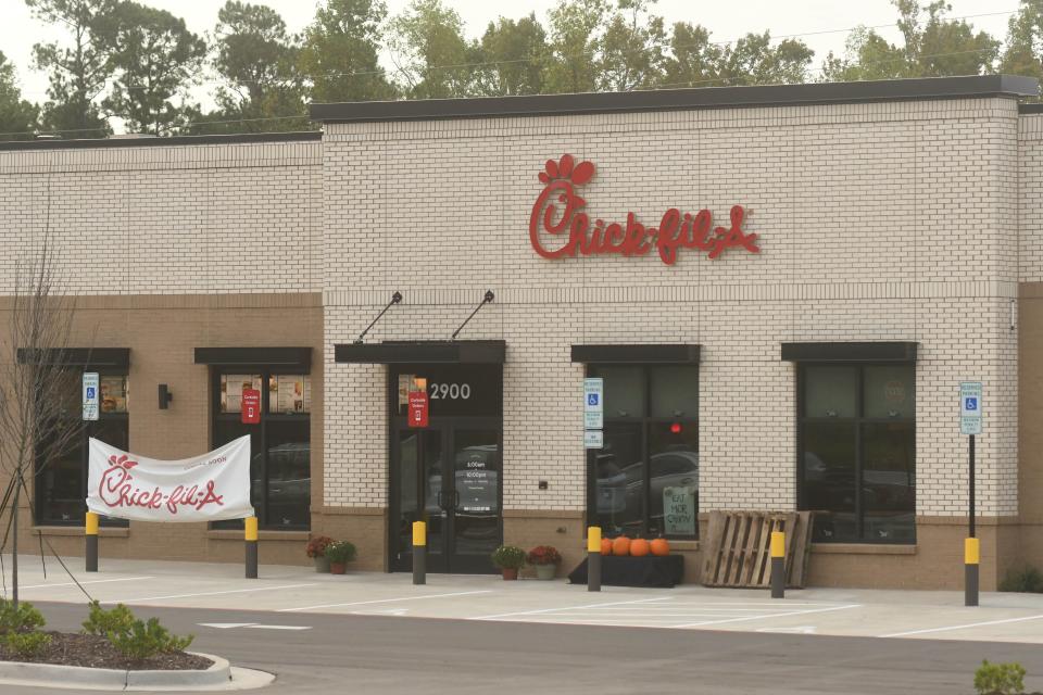 Chick-fil-A's most recent area store opening was in Shallotte in October 2021.