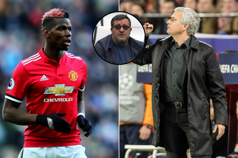 Transfer trouble? Jose Mourinho and Paul Pogba could be torn apart by Pogba’s agent, according to reports