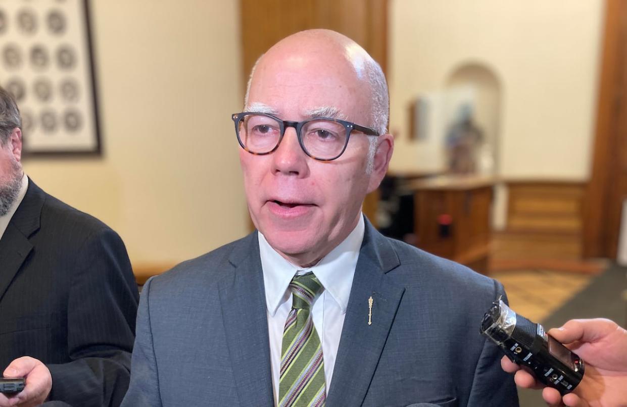 Green Party Leader David Coon says he regularly gets complaints from constituents about overcrowding, long waits and understaffing at the Chalmers hospital, which is in his riding.  (Jacques Poitras/CBC - image credit)