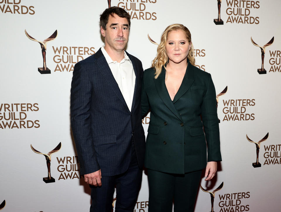 Amy Schumer and Chris Fischer