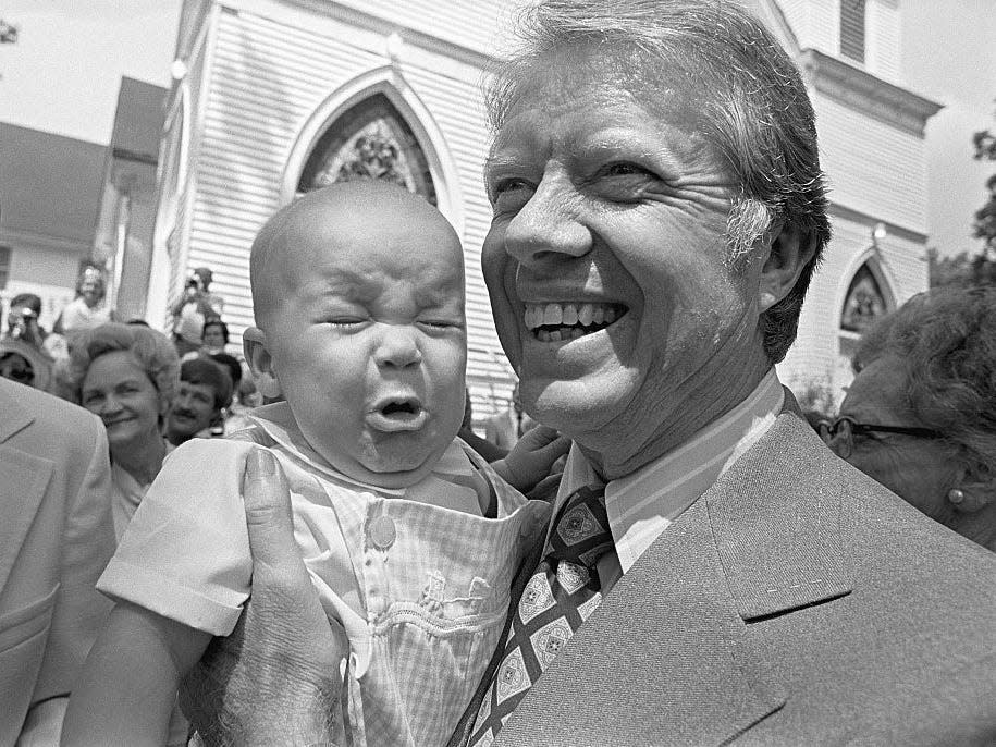 jimmy carter crying baby