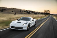 This undated photo provided by Chevrolet/General Motors shows the 2019 Chevrolet Corvette, a car that offers an average savings of about 12% in November. (Courtesy of Chevrolet/General Motors via AP)