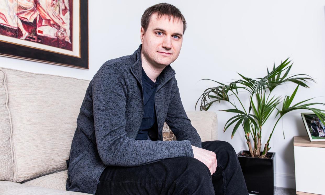 <span>‘Even as a relatively wealthy person, I’m in danger of being priced out’: software developer Michael Robinson, 33, who moved back home to save for a deposit. </span><span>Photograph: Sonja Horsman</span>