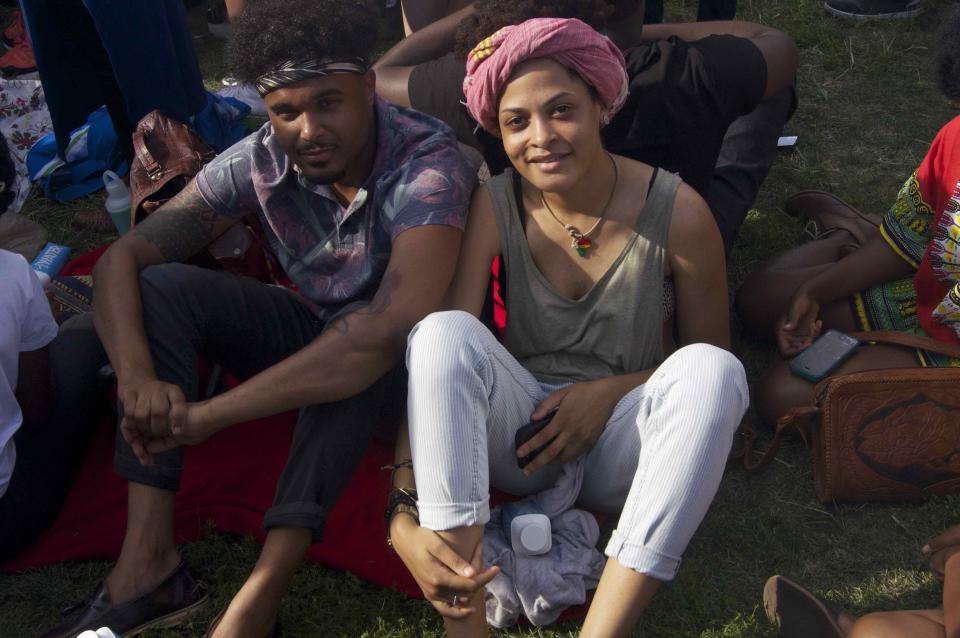 <p>AFROPUNK attendees</p>