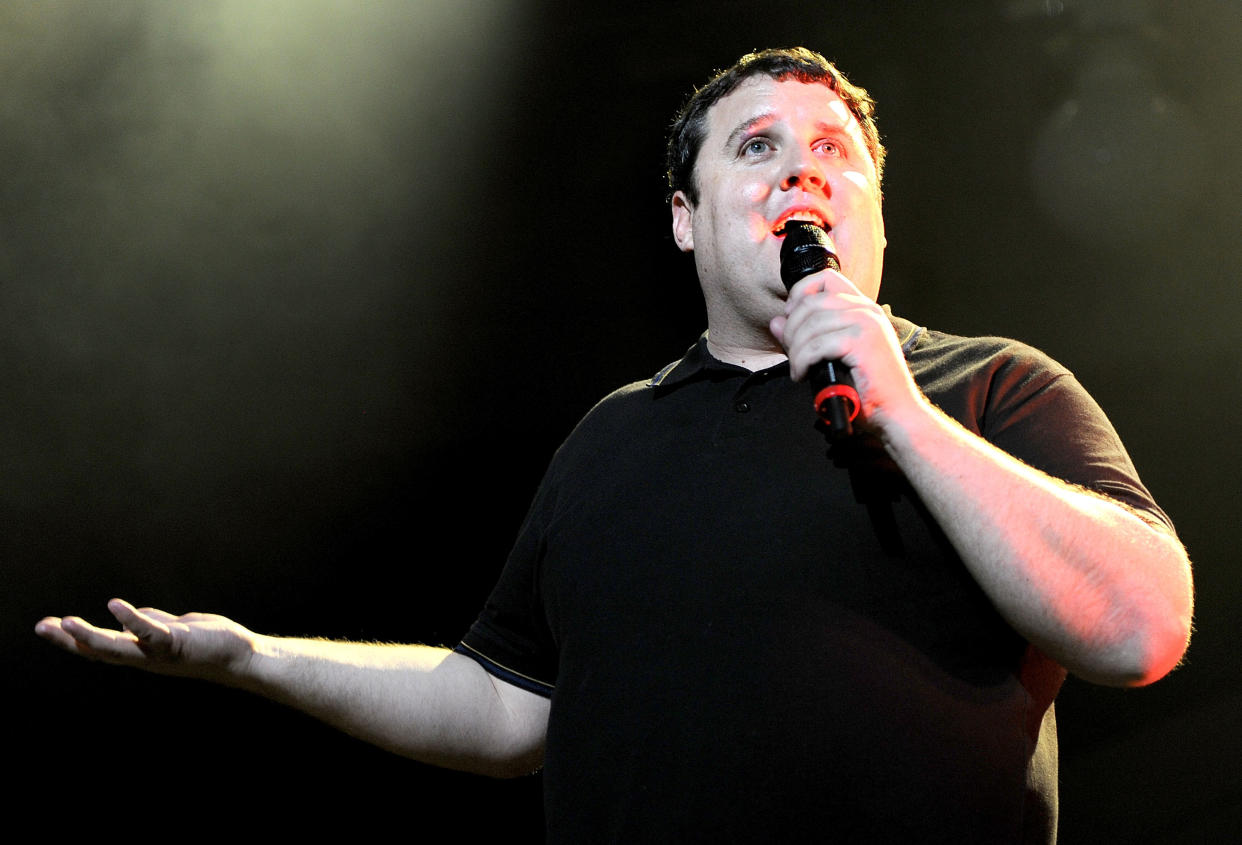 Comedian Peter Kay appears as special surprise guest introducing Keane performing at Manchester Apollo on May 30, 2012 in Manchester, England.  (Photo by Shirlaine Forrest/WireImage)