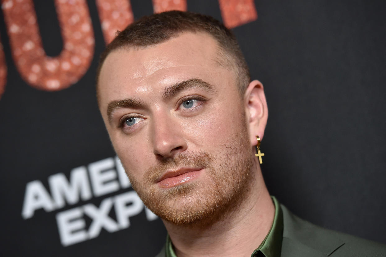 BEVERLY HILLS, CALIFORNIA - SEPTEMBER 19: Sam Smith attends the LA Premiere of Roadside Attraction's "Judy" at Samuel Goldwyn Theater on September 19, 2019 in Beverly Hills, California. (Photo by Axelle/Bauer-Griffin/FilmMagic)