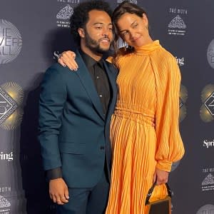 Katie Holmes Boyfriend Bobby Wooten III Make Their Red Carpet Debut