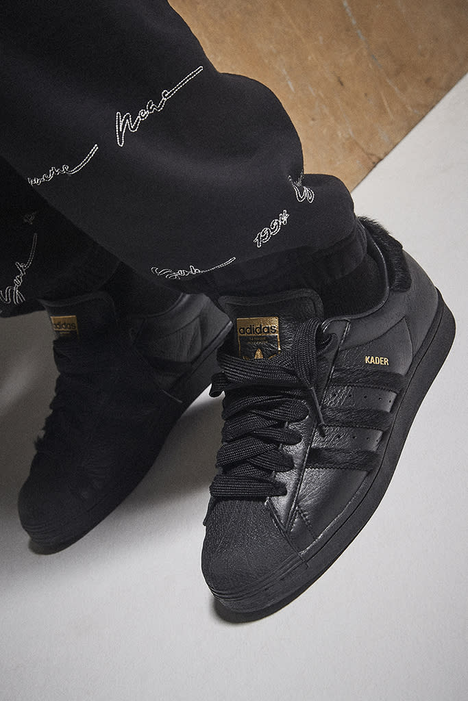 The signature Adidas Skateboarding Superstar ADV colorway for Kader Sylla. - Credit: Courtesy of Adidas