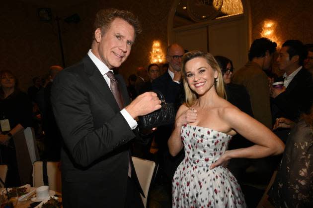 Will Ferrell and Reese Witherspoon at the AFI Awards 2023 on Jan. 12, 2024 in Los Angeles, CA. - Credit: Michael Buckner/Variety via Getty Images