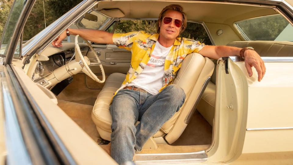 Brad Pitt dans Once Upon a Time ... in Hollywood de Tarantino - Copyright Sony Pictures