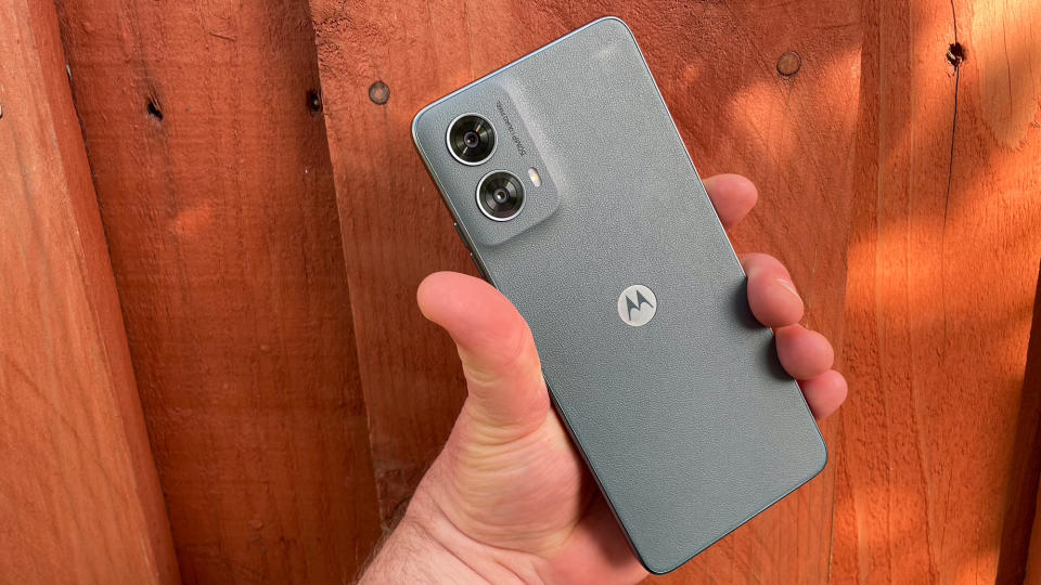 Moto G 5G 2024 review back of phone