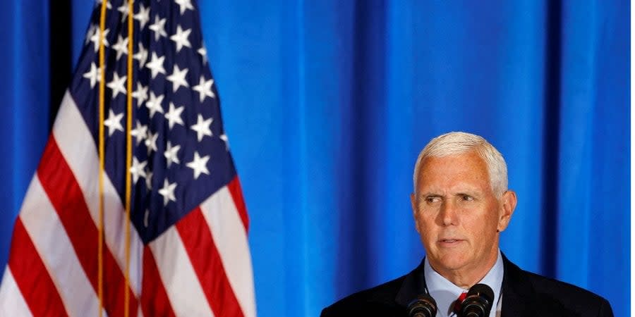 Former U.S. vice president Mike Pence