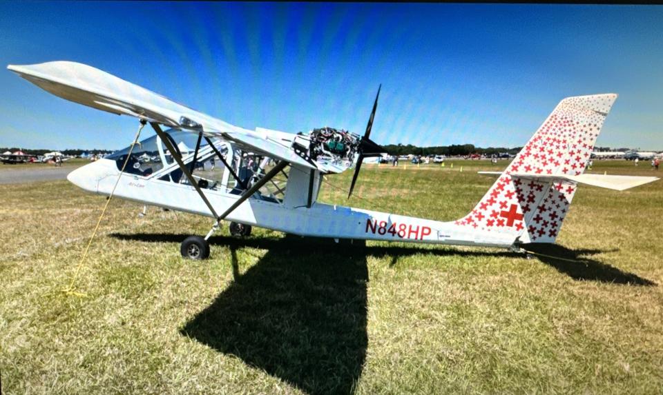 This is the plane that went down near State Road 11 and Eidson Drive in DeLand on Thursday, May 2, 2024. The plane had taken off from the Spruce Creek Fly-In earlier in the day.