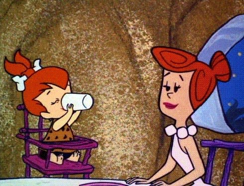 <h1 class="title">Wilma and Pebbles, <em>The Flintstones,</em> 1960</h1><cite class="credit">Photo: Courtesy of ABC</cite>