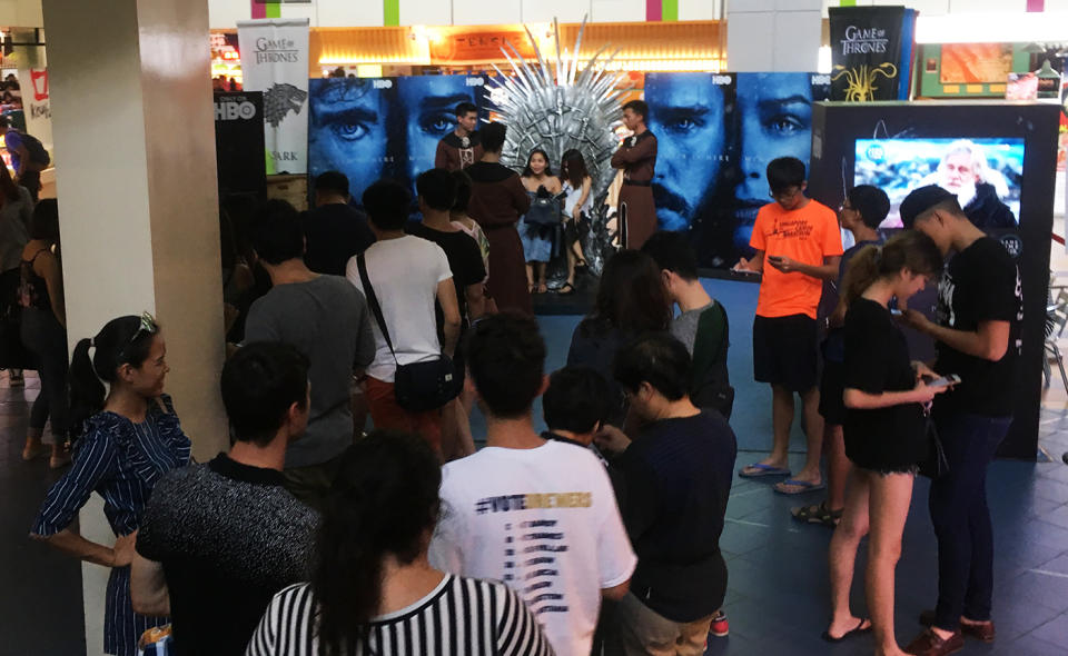 Game of Thrones event at Cineleisure