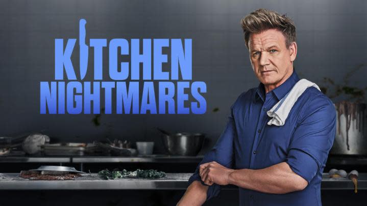 Gordon Ramsay rolls up his sleeve for Kitchen Nightmares.