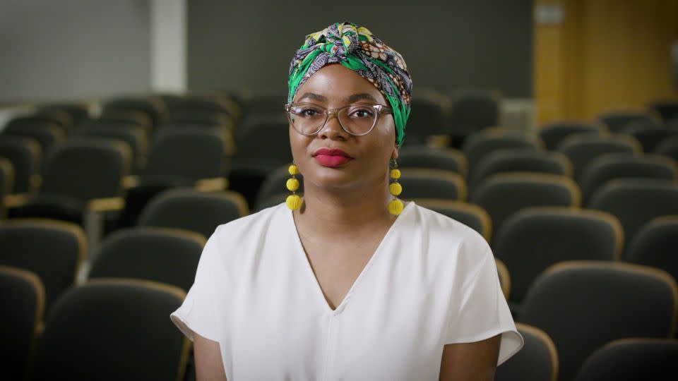 Naomi Nkinsi is a third-year medical and masters of public health student at the University of Washington in Seattle. She has been advocating for the removal of race correction in medicine. - CNN