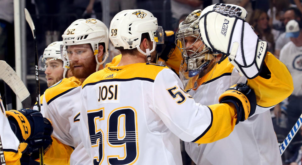 The Nashville Predators are stacking good contract on top of good contract. (Jonathan Kozub/NHLI via Getty Images)