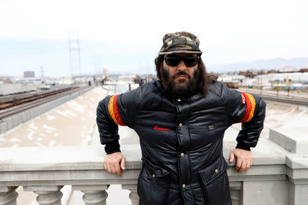 Erik Brunetti, Los Angeles artist and streetwear designer of the clothing brand FUCT stands for a portrait in Los Angeles, California, U.S., April 7, 2019. REUTERS/Patrick T. Fallon