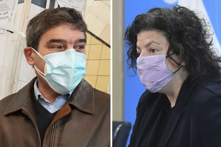 Fernán Quirós y Carla Vizzotti, dos de los actores principales de las políticas de salud de la Argentina