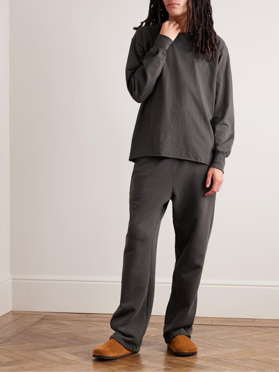 Les Tien Straight-Leg Cotton-Jersey Sweatpants